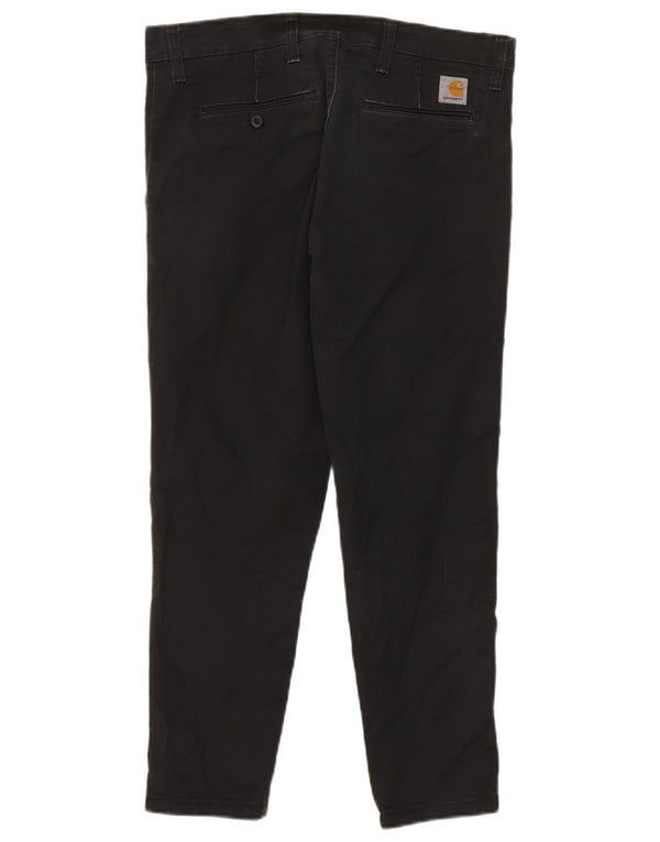 Carhartt Herre Slim Jeans W31 L26 Sort Bomuld
