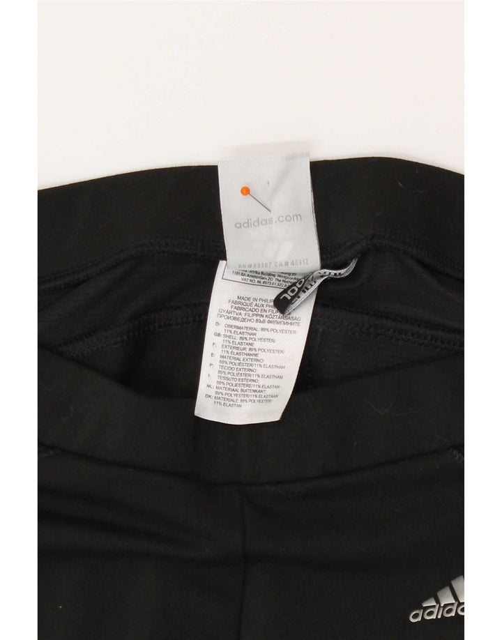 Adidas Dame Climacool Capri Leggings UK 12 Medium Sort Polyester