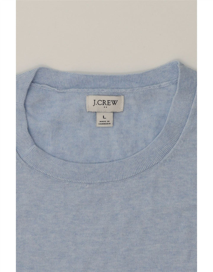 J. CREW Womens Vest Tank Top UK 14 Large Blue Cotton Vintage J. Crew and Second-Hand J. Crew from Messina Hembry 