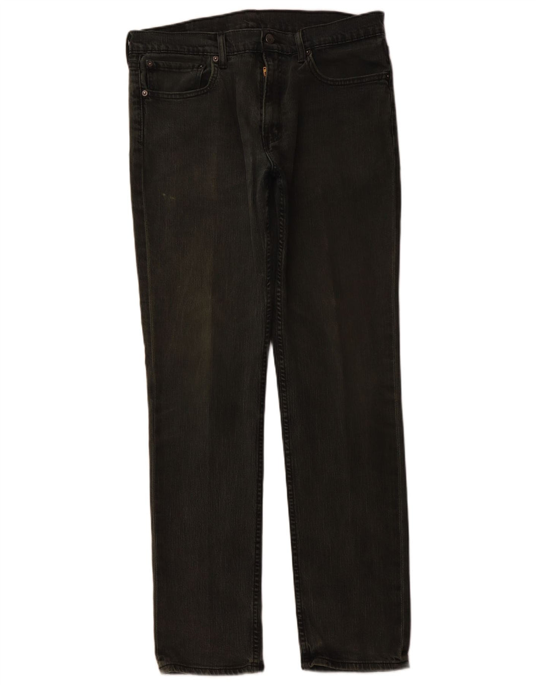 LEVI'S Straight jeans til mænd W36 L34 Grøn bomuld