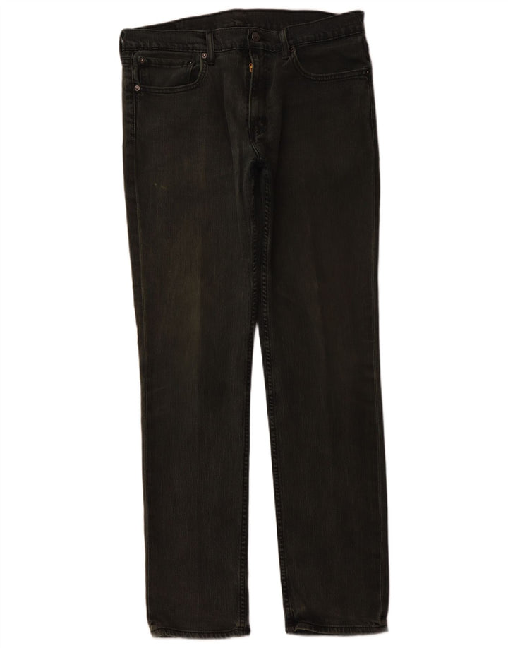 LEVI'S Straight jeans til mænd W36 L34 Grøn bomuld