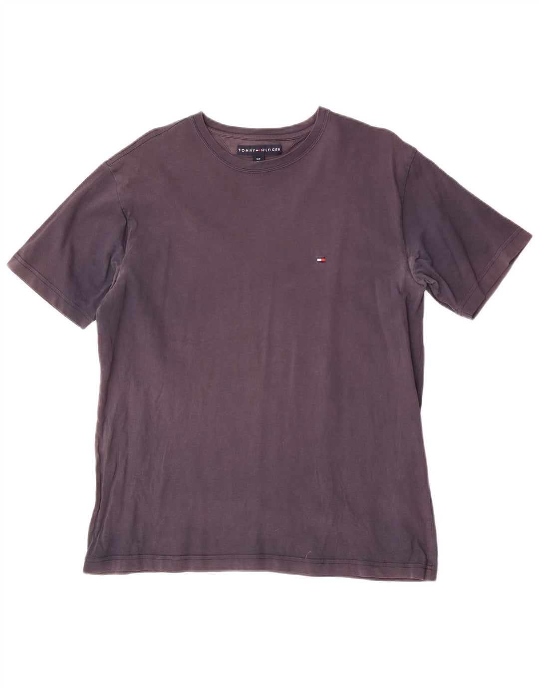 Tommy Hilfiger Herre T-shirt Top Lille marineblå bomuld