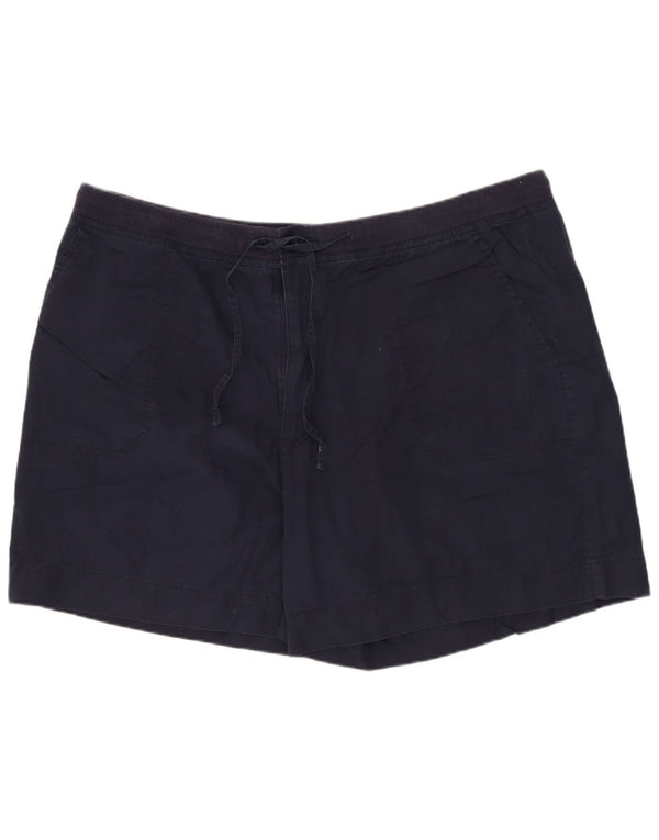 LEE Kvinder Khakis Chino Shorts US 20 3XL W40 Marineblå Bomuld