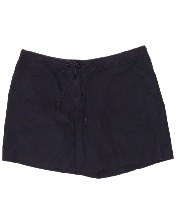 LEE Kvinder Khakis Chino Shorts US 20 3XL W40 Marineblå Bomuld