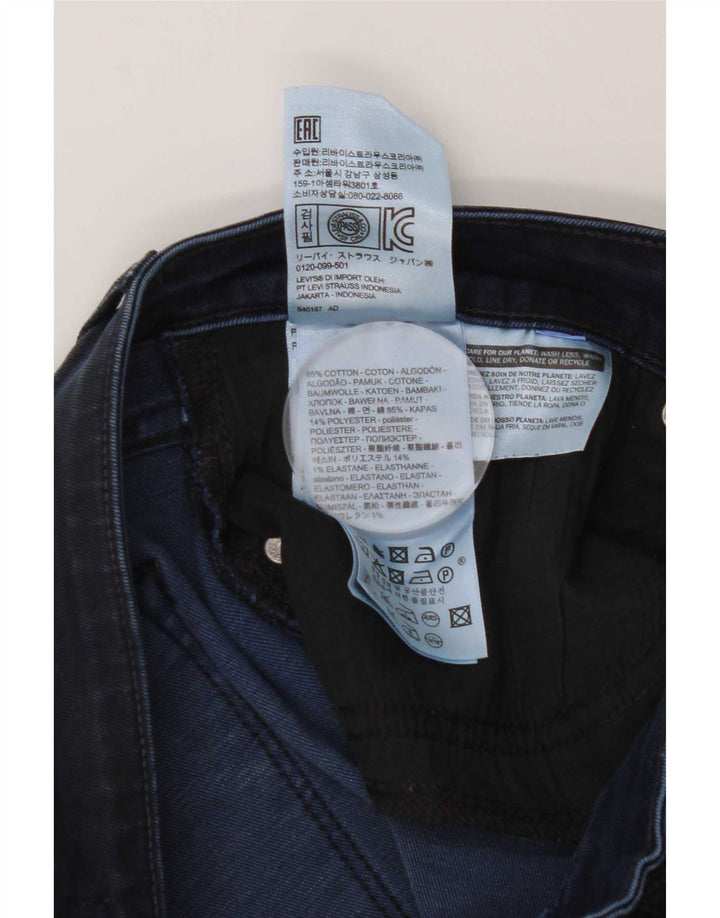 Levi's Dame 712 Slim Jeans W30 L30 Marineblå Bomuld
