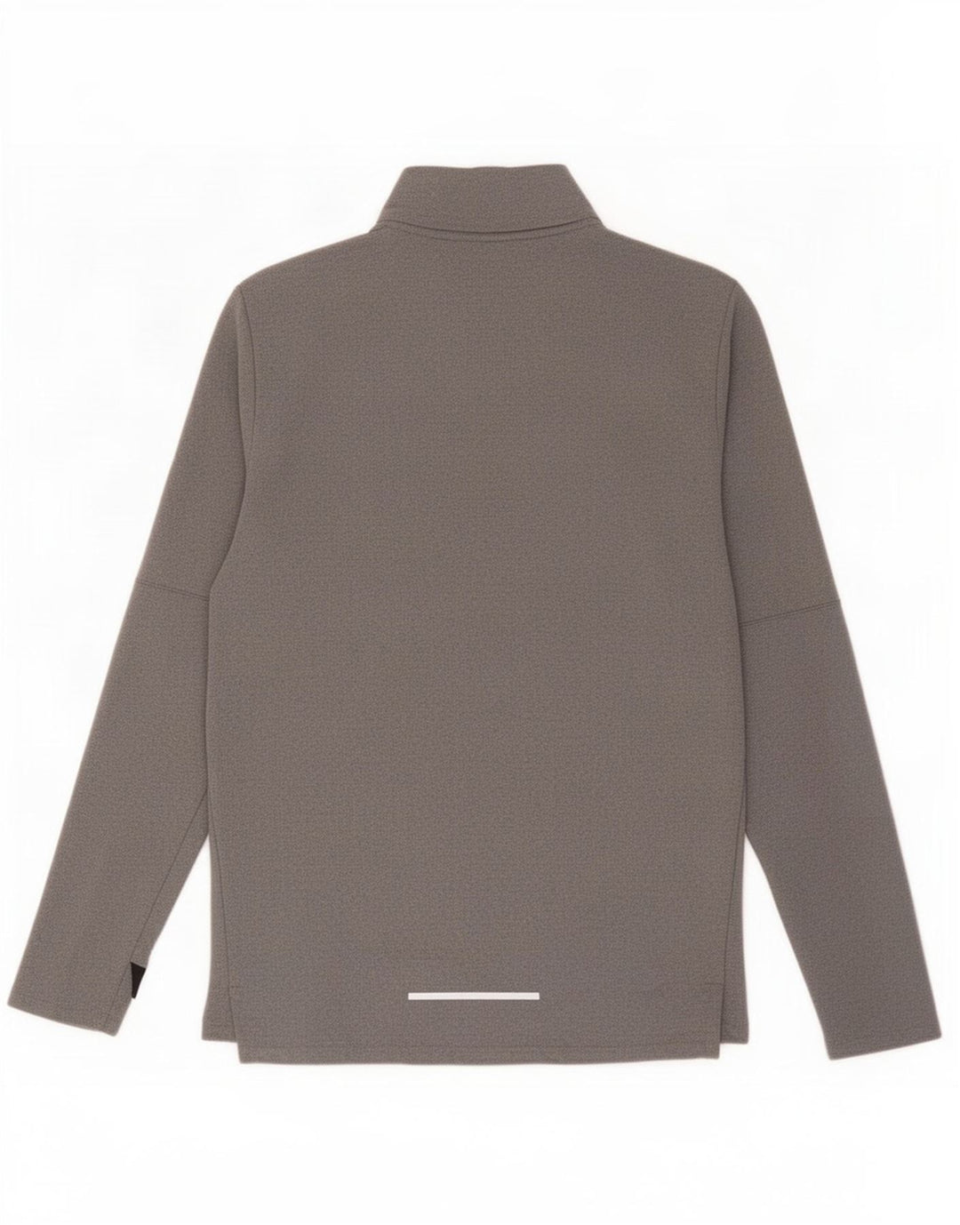 Nike Herre Dri Fit Pullover med lynlås-hals træningsdragt Top mellemgrå polyester