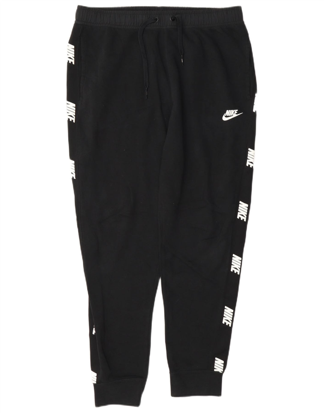 Nike Herre grafisk træningsdragt Bukser Joggers Medium Sort Bomuld