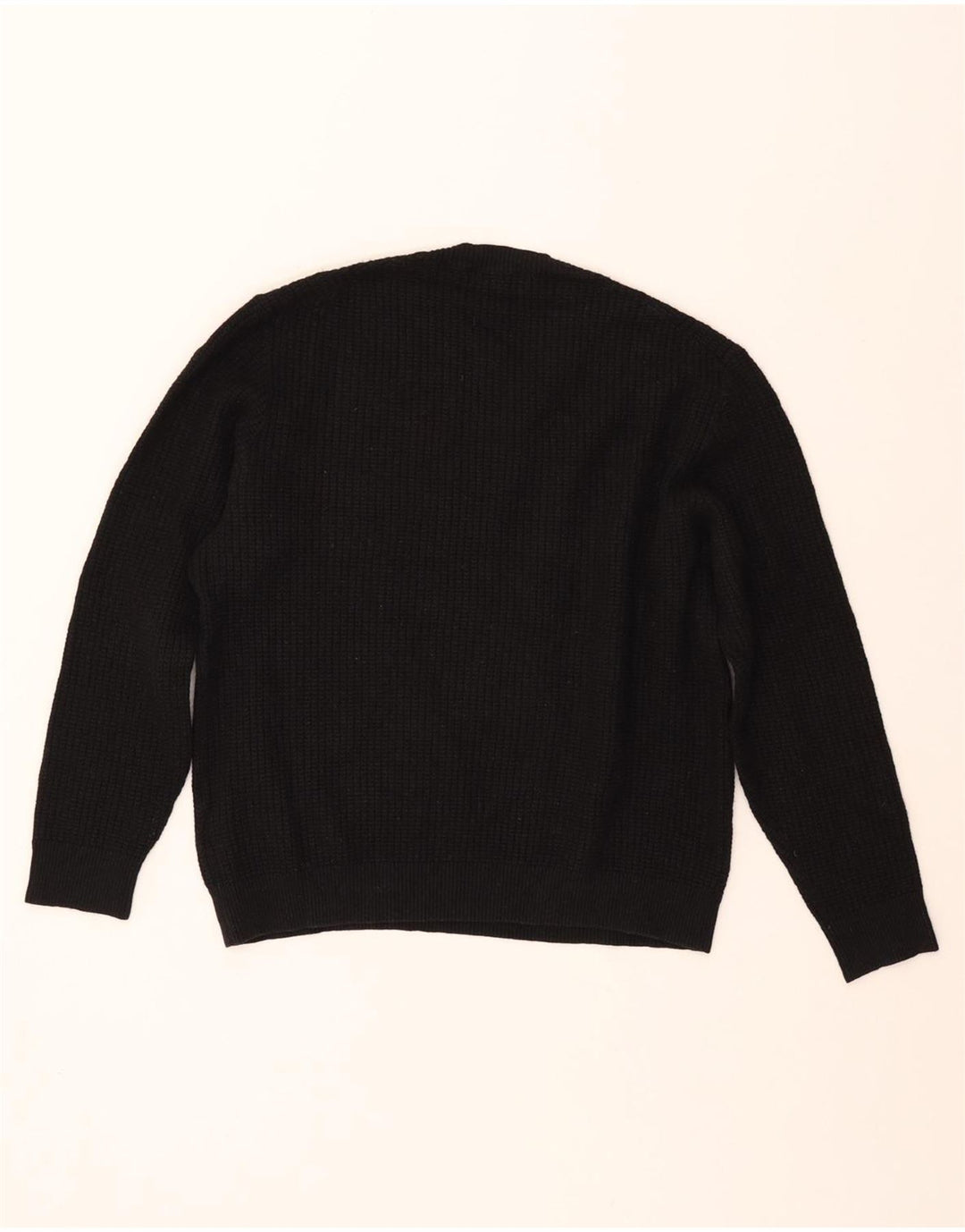 REISS sweater med rund hals til kvinder UK 20 2XL Sort bomuld