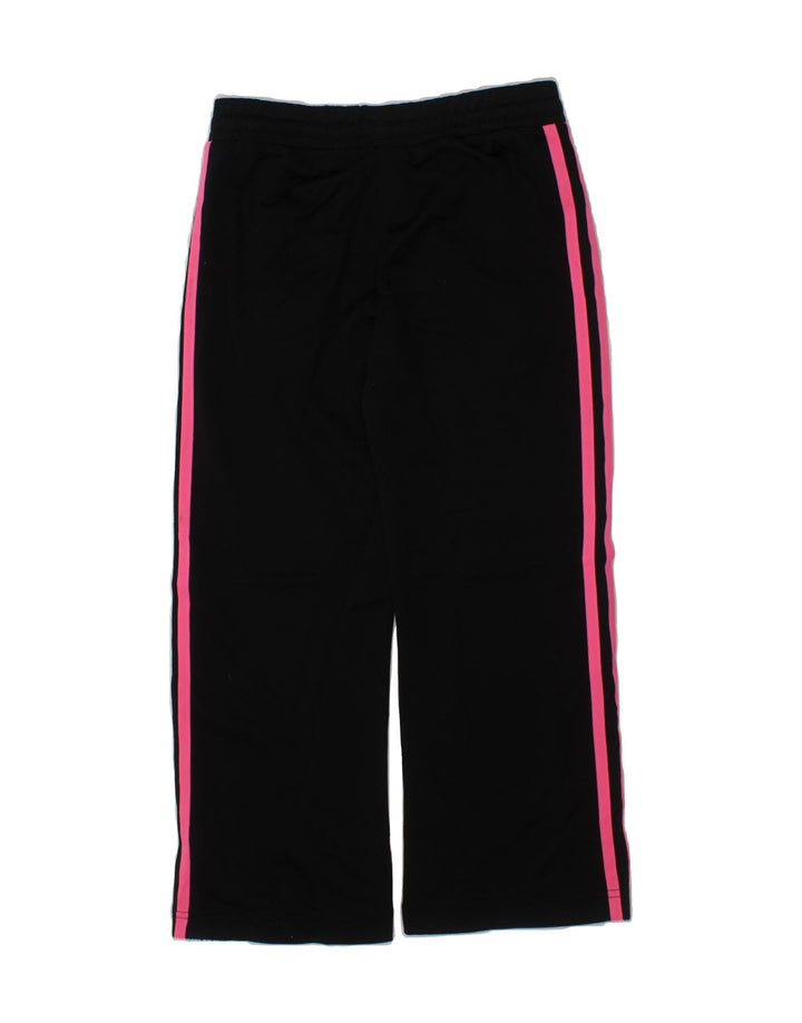 ADIDAS Girls Tracksuit Trousers 5-6 Years  Black Polyester Vintage Adidas and Second-Hand Adidas from Messina Hembry 