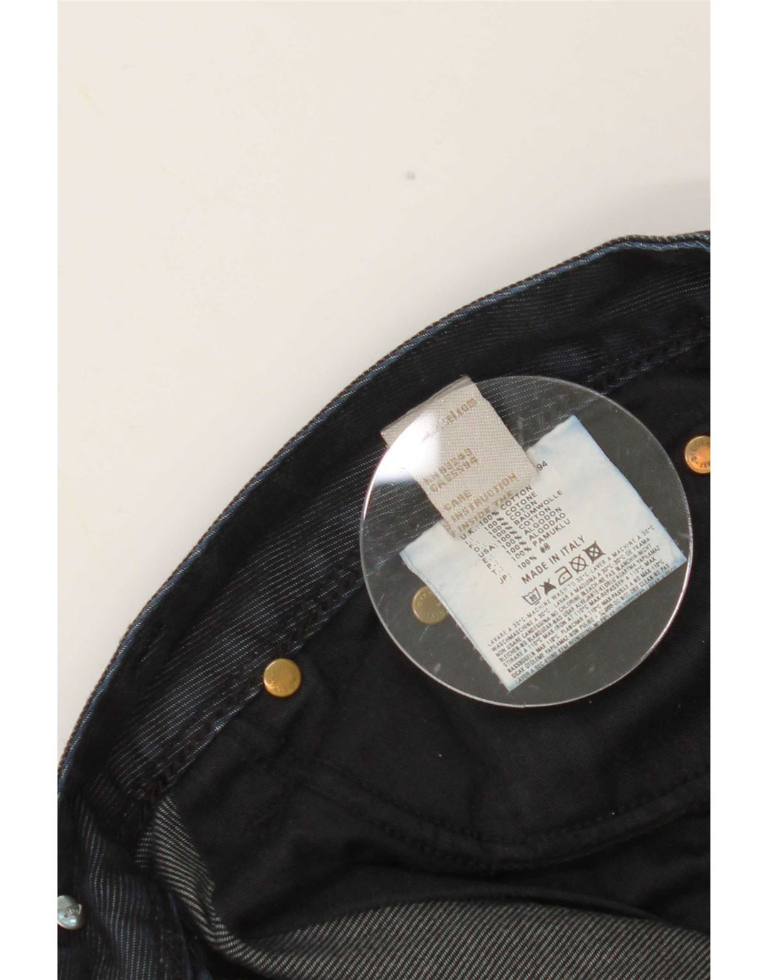 Diesel Herre Slim Jeans W32 L33 Marineblå Bomuld