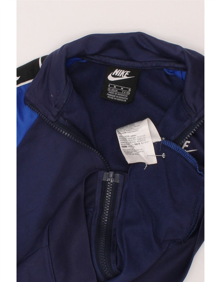 Nike drenge træningsdragt topjakke 5-6 år Medium Navy Blue Sports