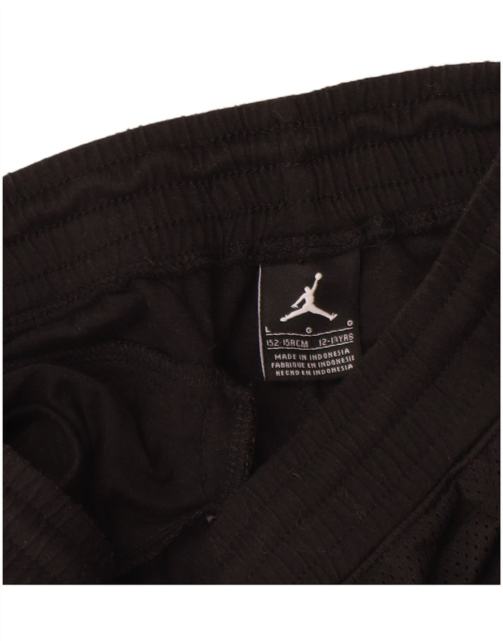 Jordan Boys træningsdragt Bukser Joggers 12-13 år Stor sort polyester
