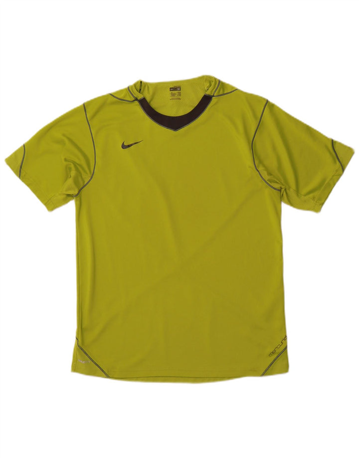 NIKE Mercurial T-shirt top mellemgrøn farveblok polyester