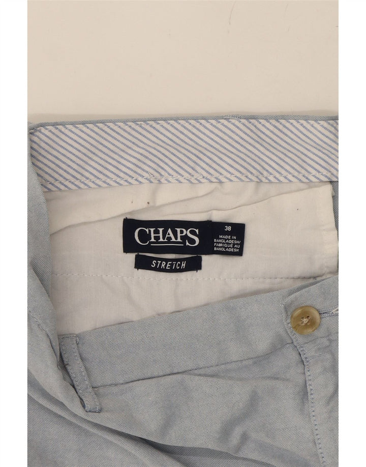 CHAPS Mens Chino Shorts W38 XL  Blue Cotton Vintage Chaps and Second-Hand Chaps from Messina Hembry 
