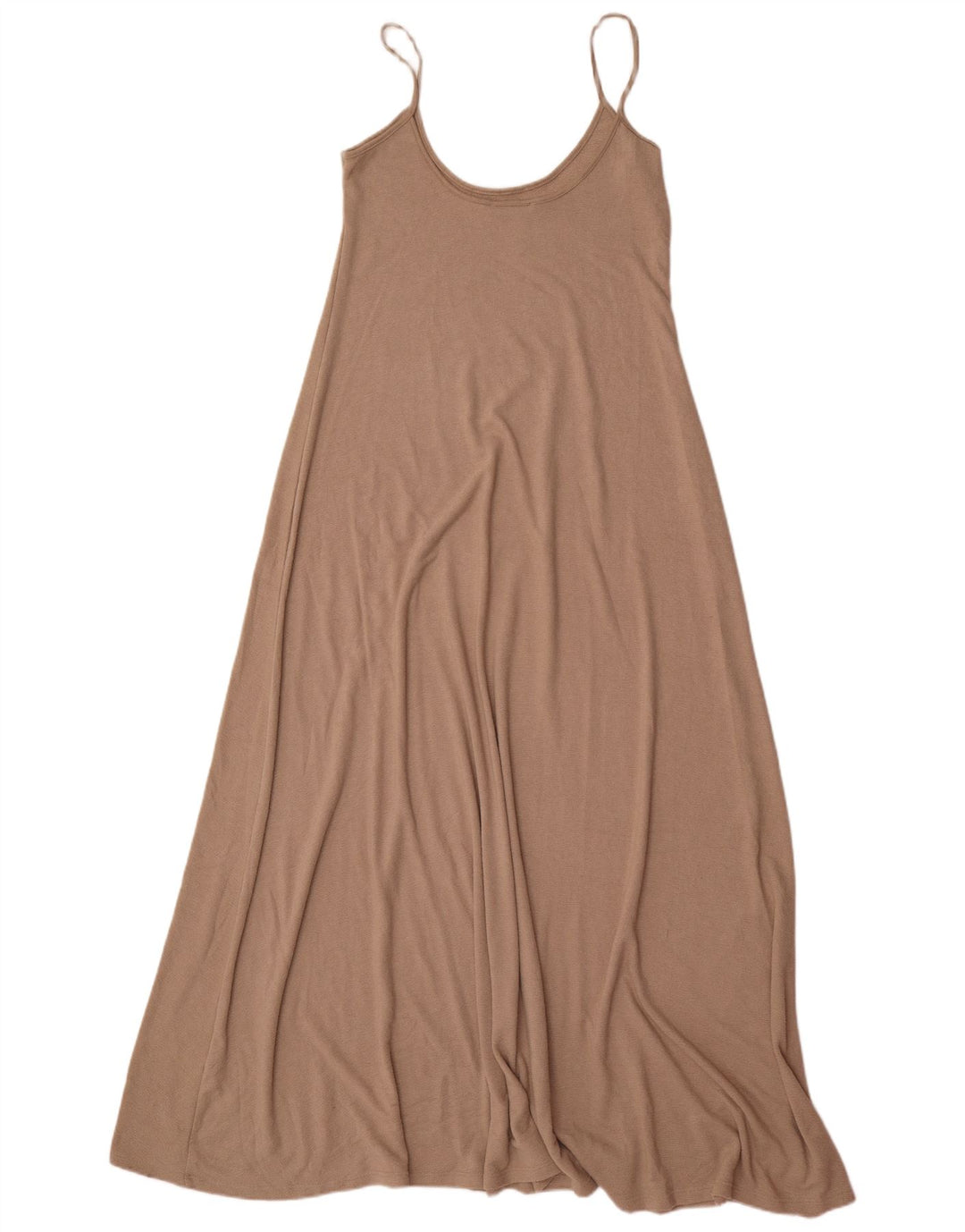 Zara Dame Maxi Sundress UK 12 Medium Beige Polyester
