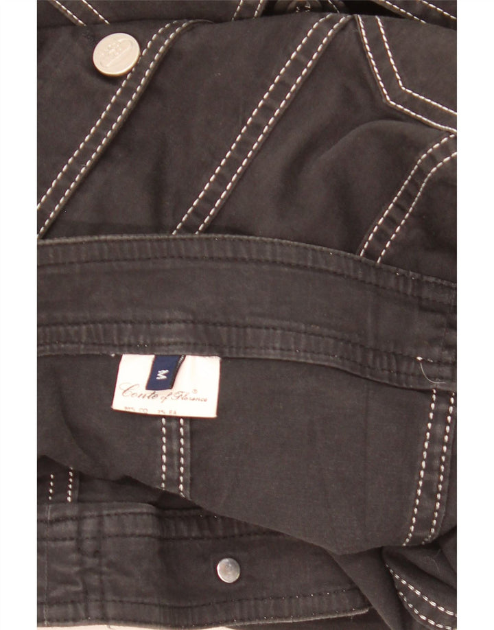 Conte of Florence Kvinde Utility Jacket UK 12 Medium Sort Bomuld