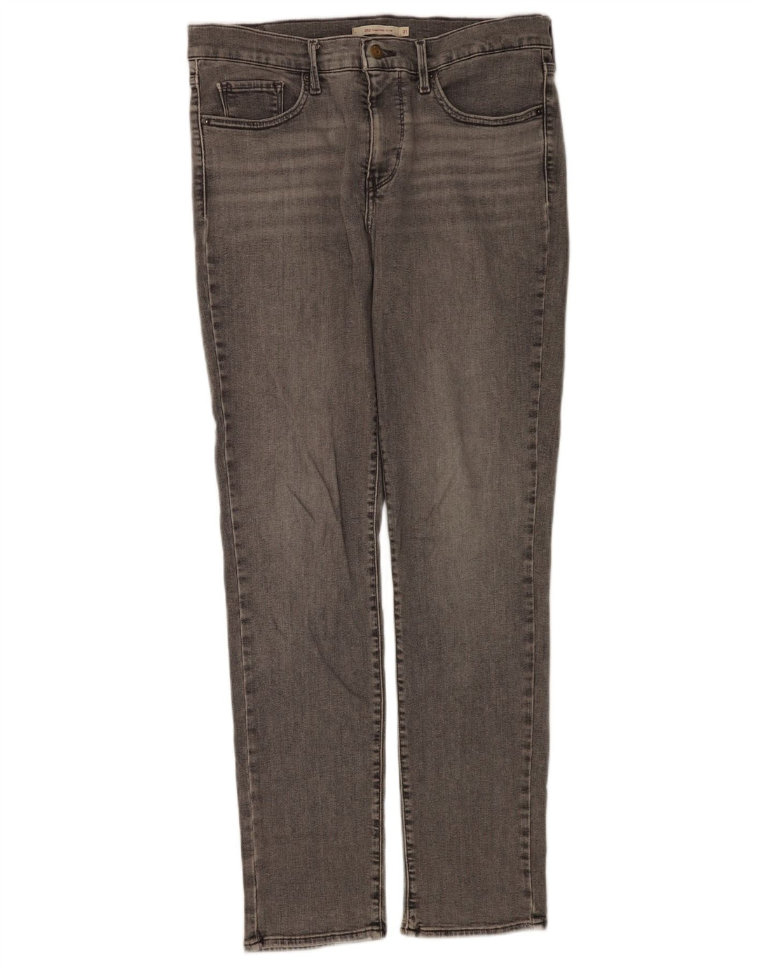 Levi's Womens 312 Shaping Slim Jeans W31 L32 Grå bomuld