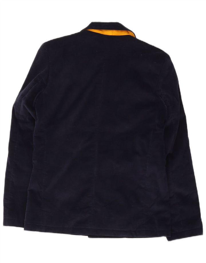 Henry Cottons Boys Pea Coat 13-14 år Marineblå bomuld