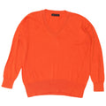 Marks & Spencer Dame V-hals sweater UK 14 Medium Rød