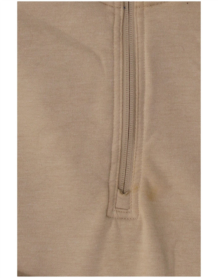 IZOD Sweatshirt med lynlås til mænd XL Beige Polyester
