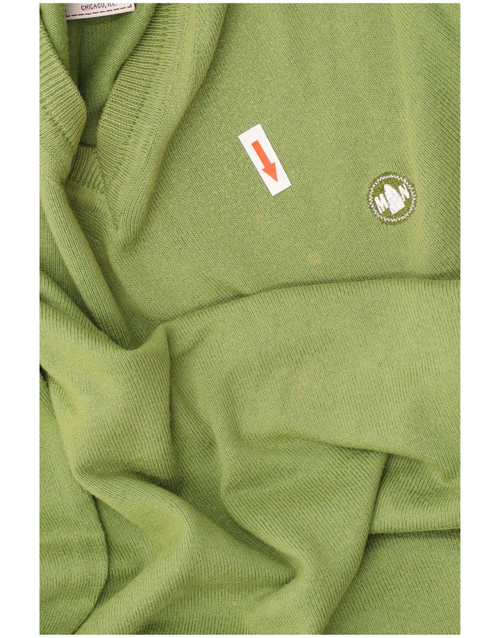 Murphy & Nye Herre Sailmakers Regular Fit V-hals sweater XL Grøn