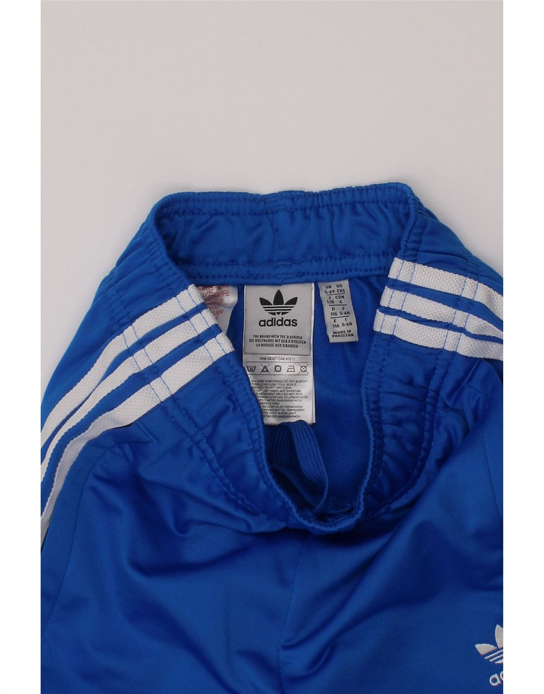 Adidas Boys Joggers Træningsdragt Bukser 5-6 år Blå Polyester