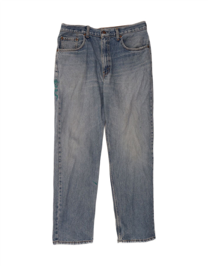 LEVI'S Mens Straight Jeans W34 L30 Blue Cotton Vintage Levi's and Second-Hand Levi's from Messina Hembry 