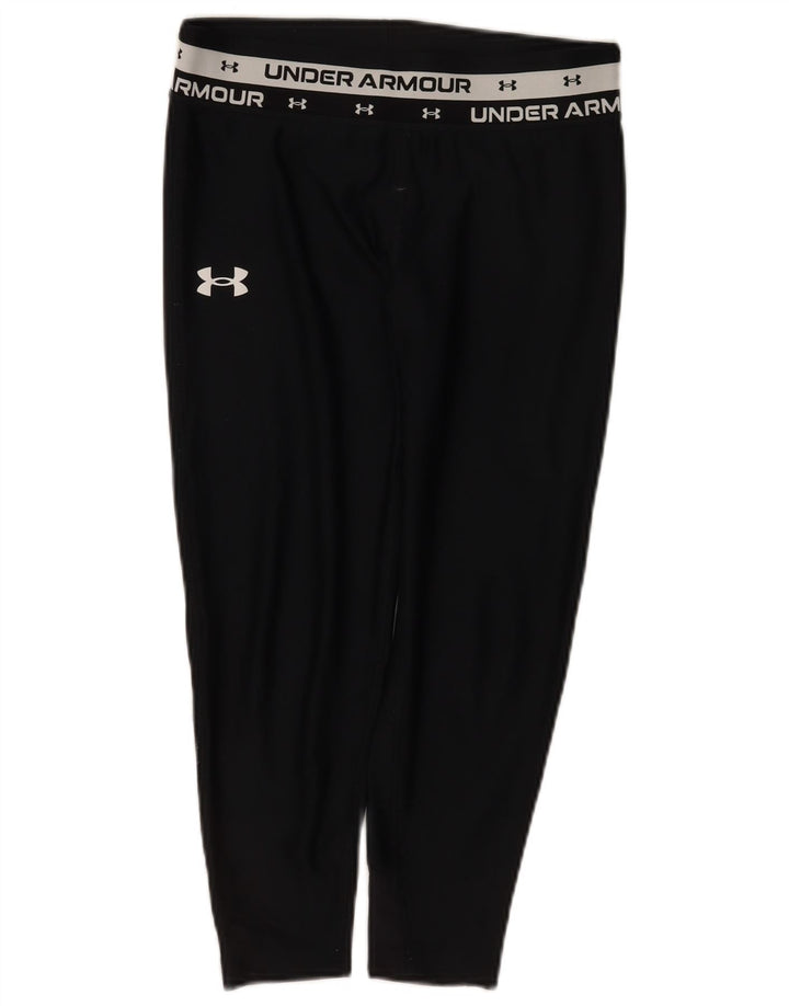 Under Armour piger grafiske leggings 11-12 år stor sort polyester