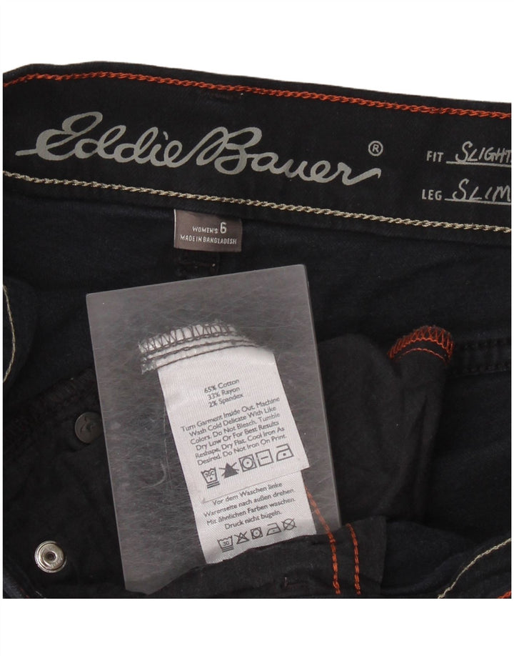 Eddie Bauer Dame Slim Jeans US 6 Medium W30 L29 Marineblå Bomuld