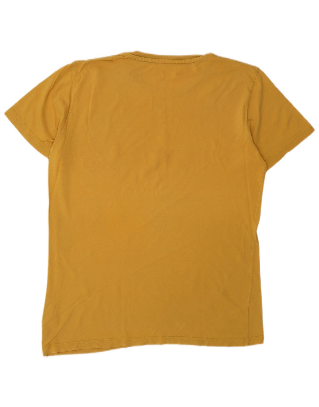 ALPHA INDUSTRIES Herre grafisk T-shirt Top Medium Gul Bomuld
