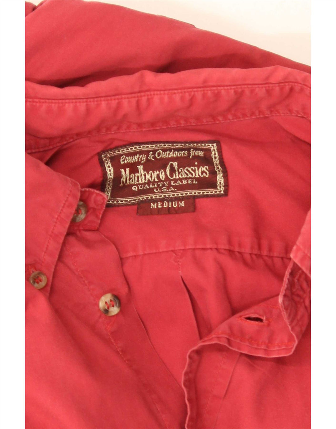 Marlboro Classics Herreskjorte Medium Rød