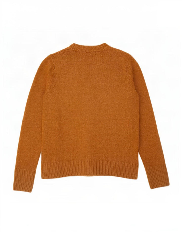 Warehouse Dame Crew Neck Jumper Sweater UK 12 Medium Brun Akryl