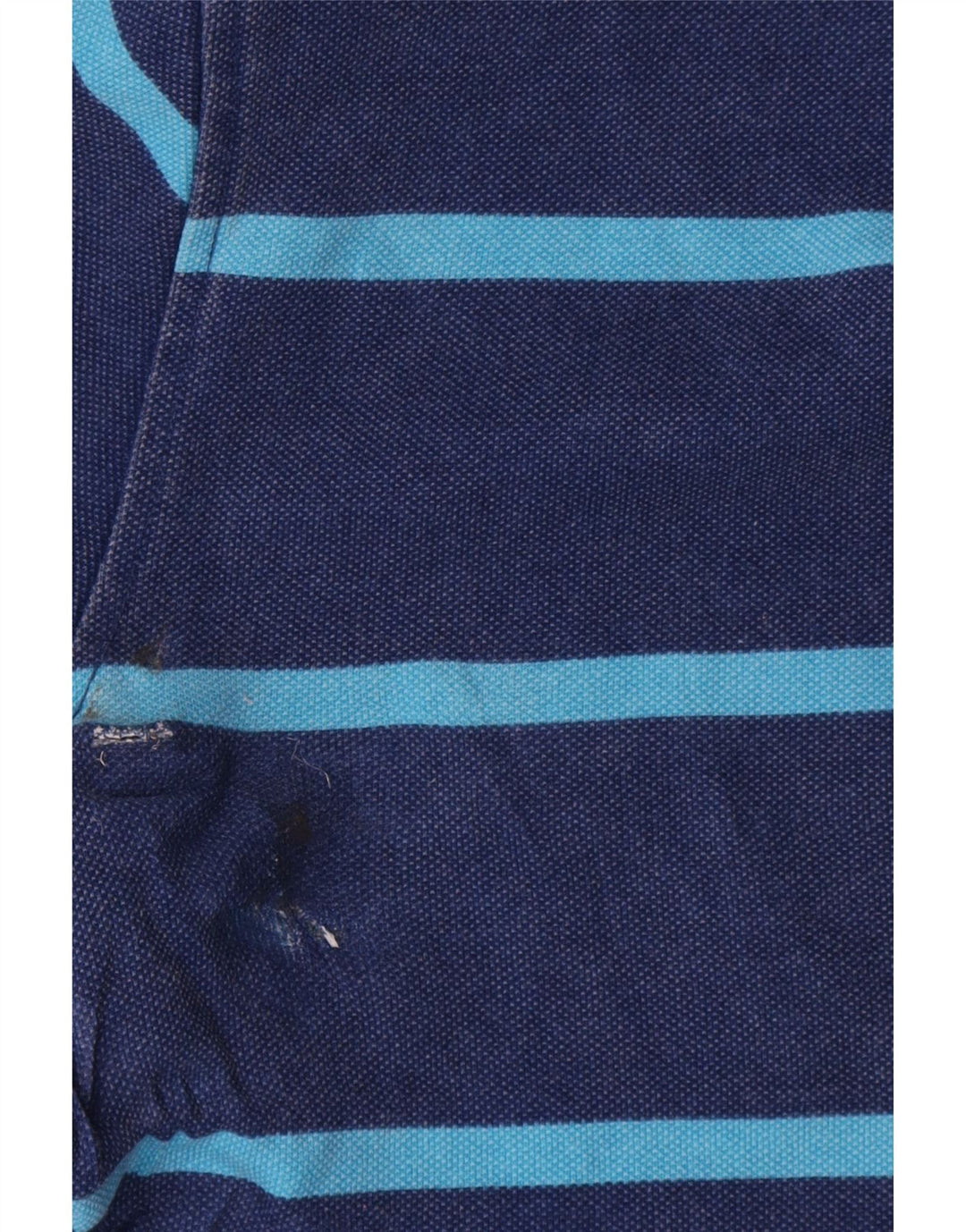 Besætningstøj Herre Zip Neck Sweatshirt Jumper Medium Navyblå stribet