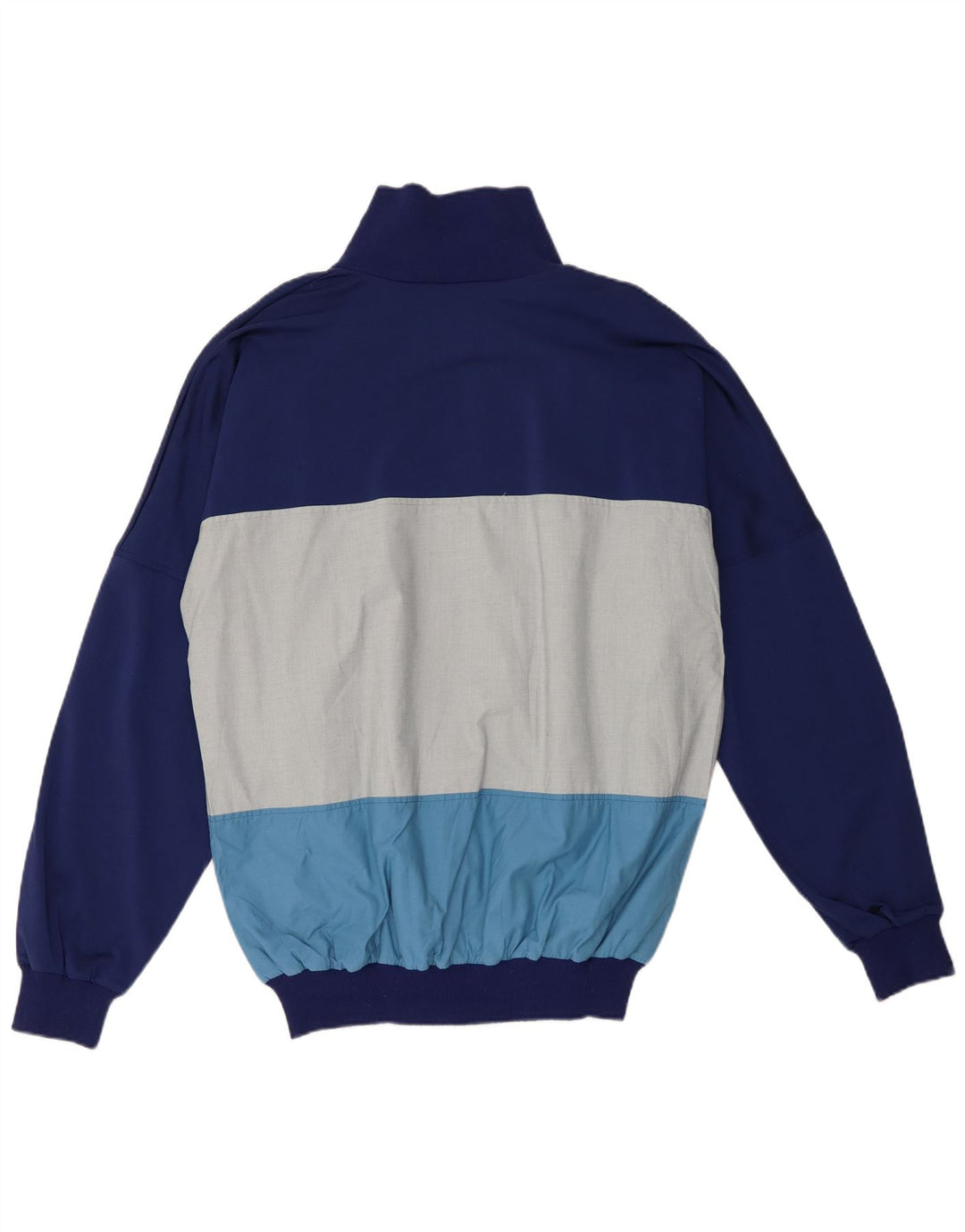 Vintage træningsdragt til mænd Topjakke Stor flerfarvet Colourblock Polyester
