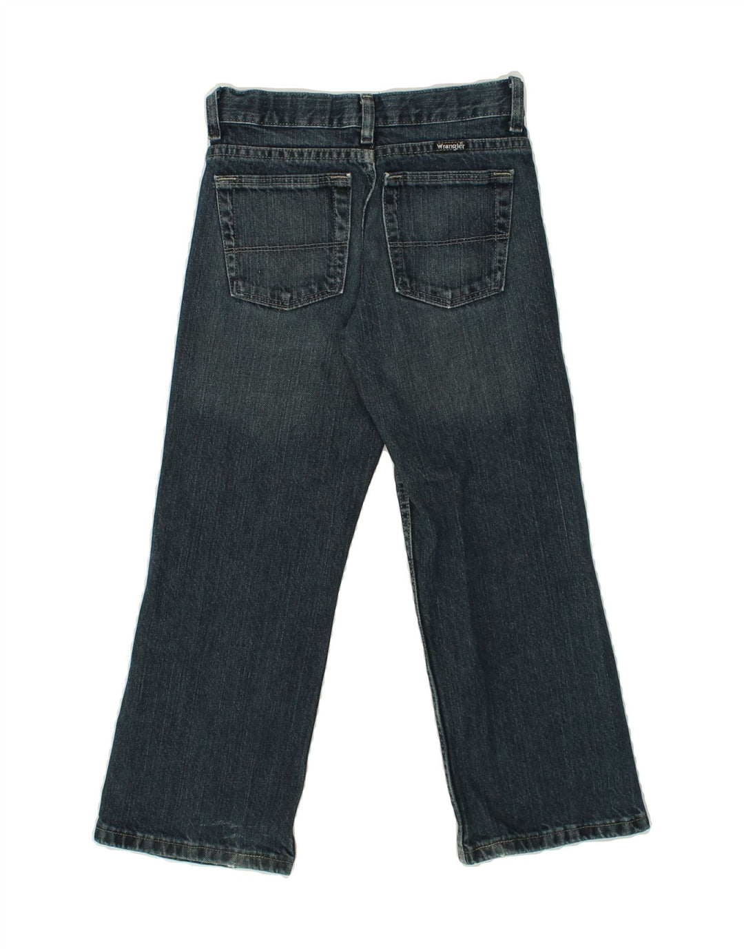 WRANGLER Boys Straight Jeans 7-8 Years W22L23 Blue Cotton | Vintage Wrangler | Thrift | Second-Hand Wrangler | Used Clothing | Messina Hembry 