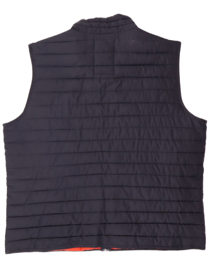 GAP Herre Polstret Gilet UK 44 2XL Navy Blue Polyester