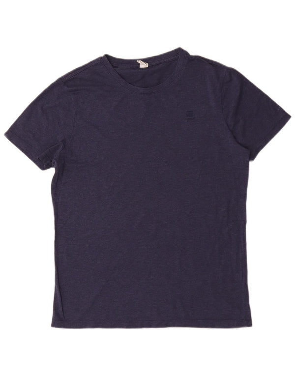 G-Star Herre T-Shirt Top Medium Marineblå Bomuld