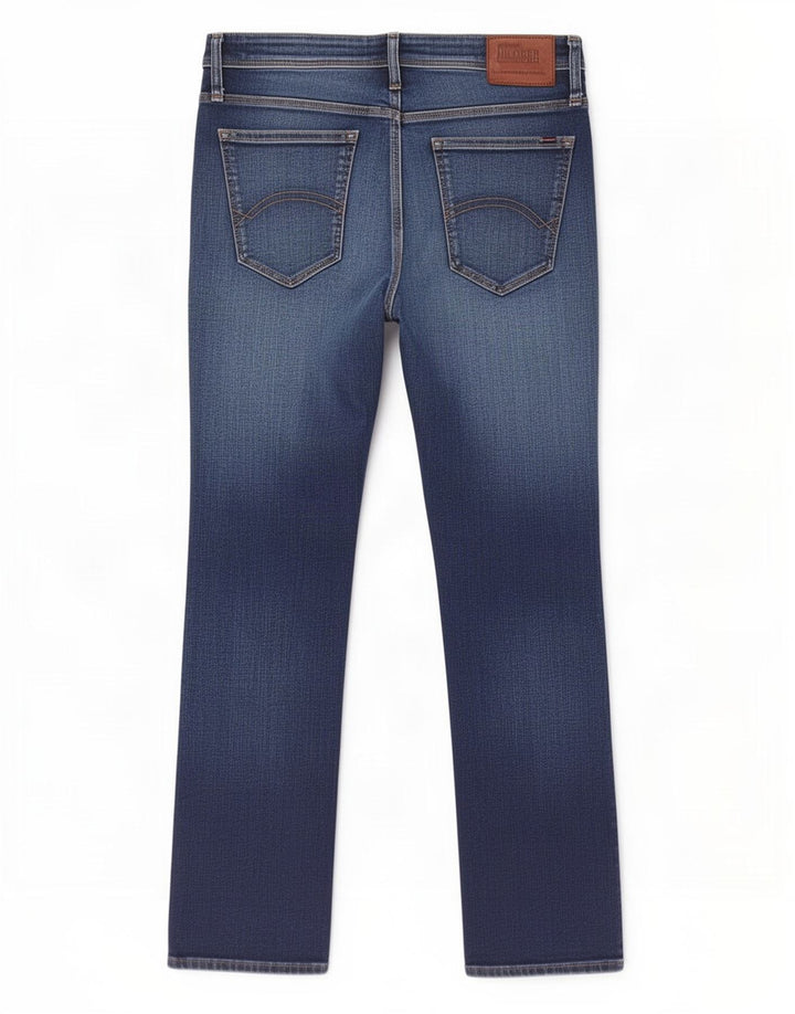 Tommy Hilfiger Herre Ryan Bootcut Jeans W34 L30 Blå Bomuld