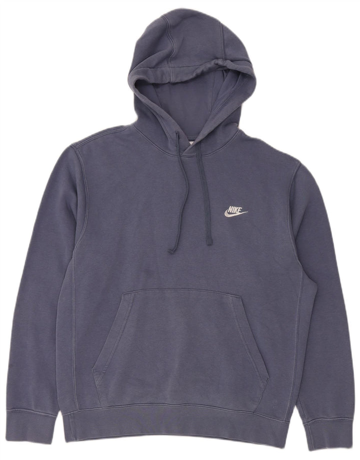 Nike Herre hættetrøje Jumper Medium Blue Bomuld