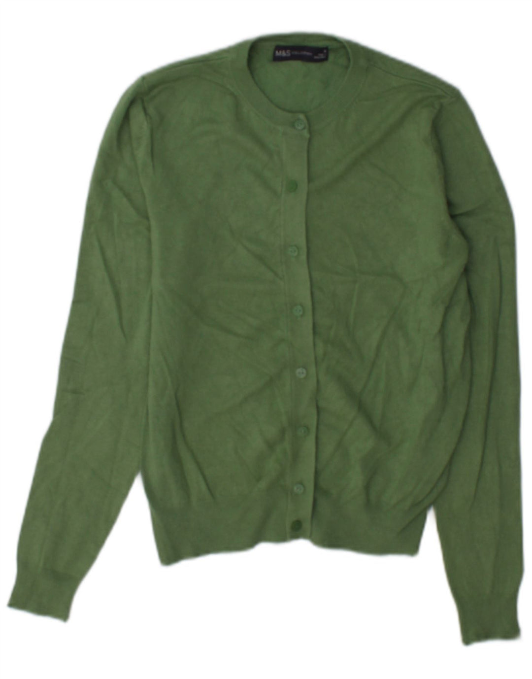 Marks & Spencer Dame Cardigan Sweater UK 10 Small Green