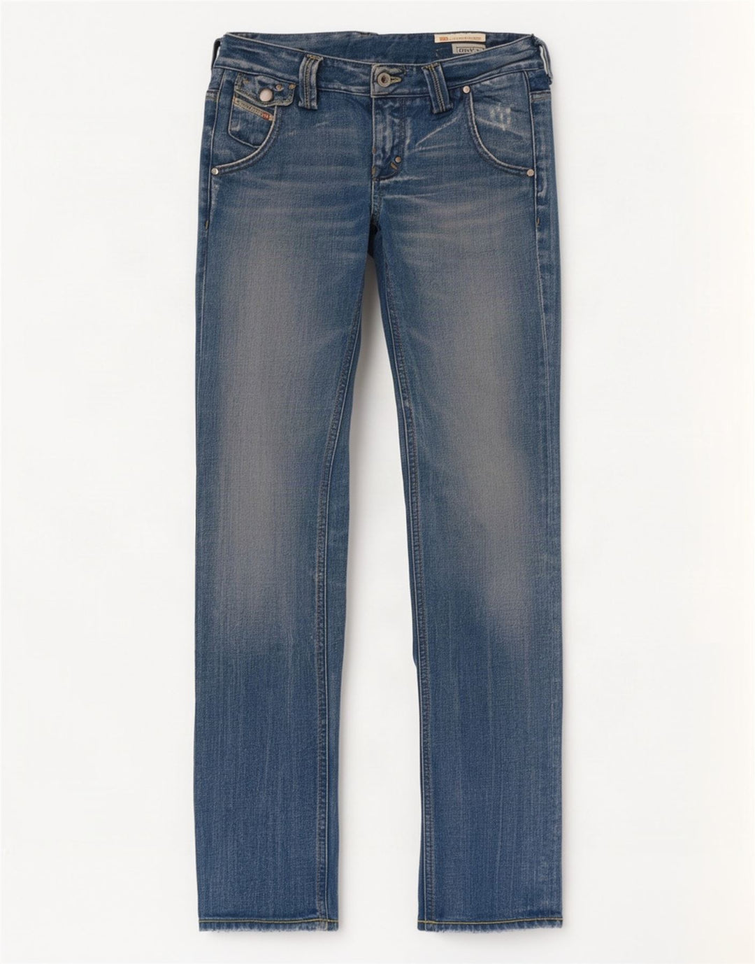 Diesel Dame Chela Slim Jeans W25 L32 Blå Bomuld
