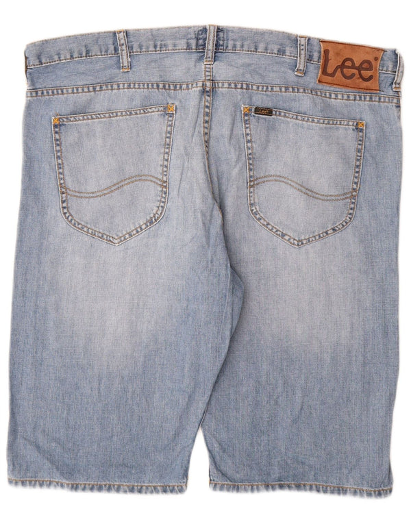 Lee Womens Rider Denim Shorts W38 XL Blue Cotton