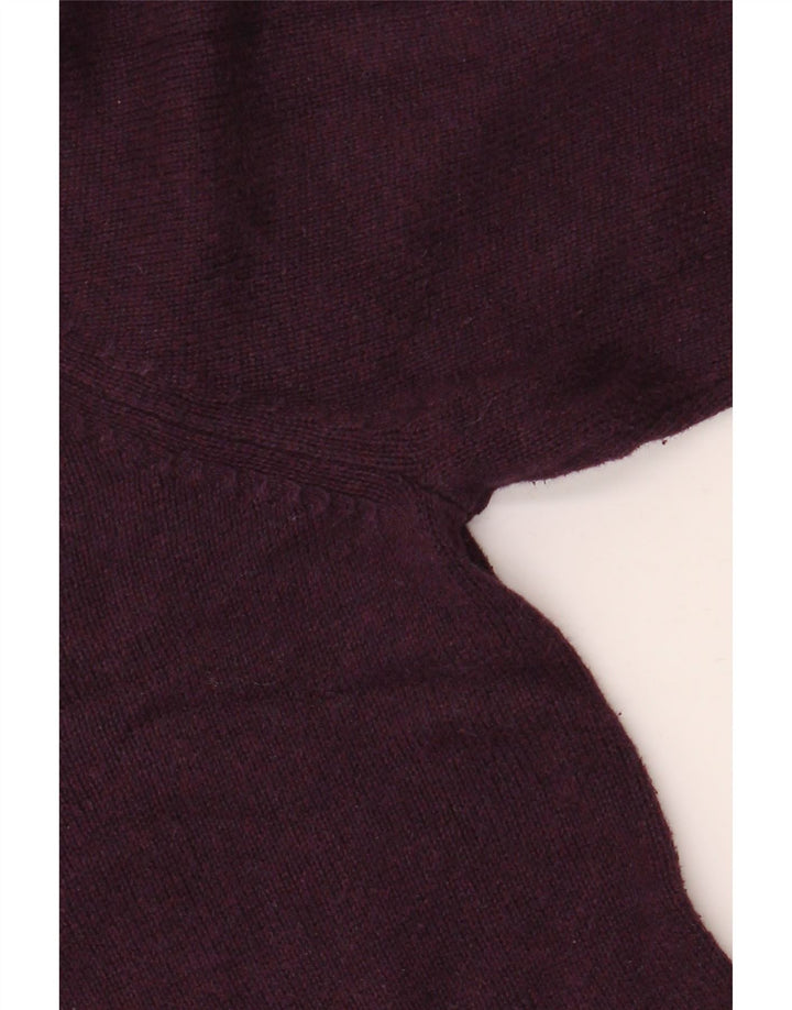 Marks & Spencer Herre V-hals sweater Medium rødbrun bomuld