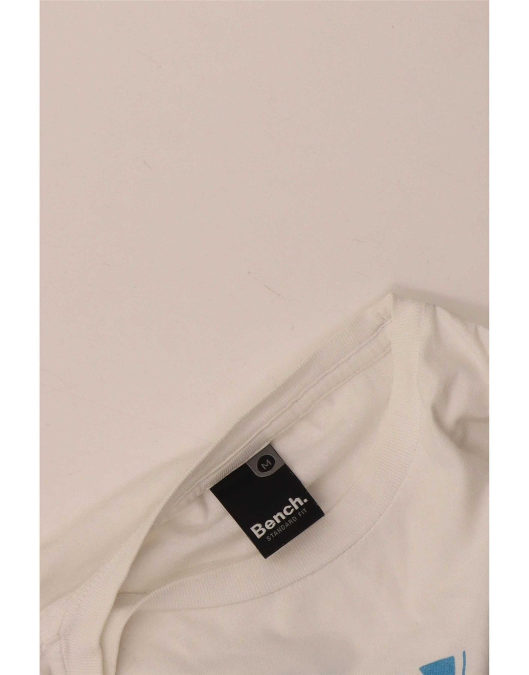 Bænk Herre grafisk T-shirt Top Medium Hvid