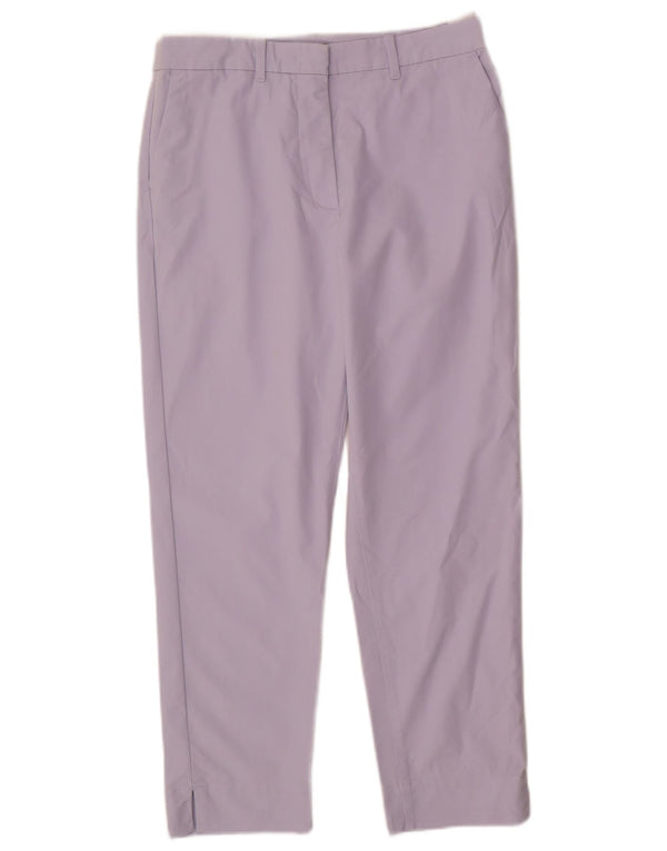 Marks & Spencer Lige Chinobukser til kvinder UK 10 Small W28 L26 Lilla