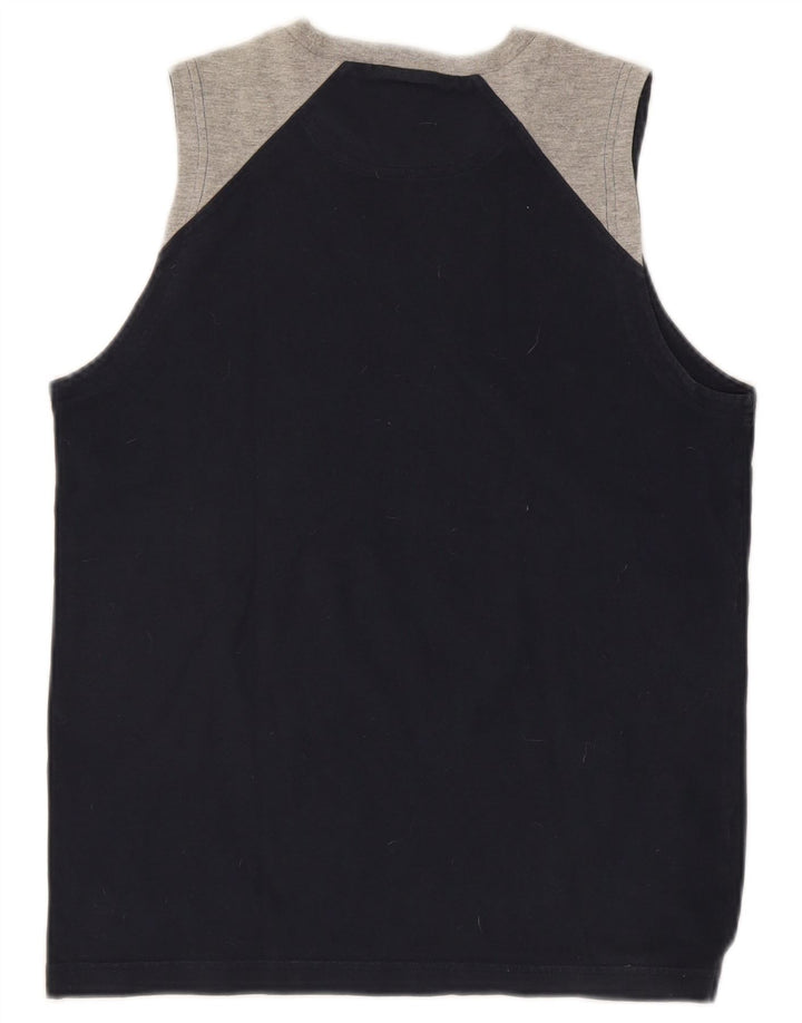 Champion Herre Grafisk Vest Top Lille Marineblå Colourblock Bomuld