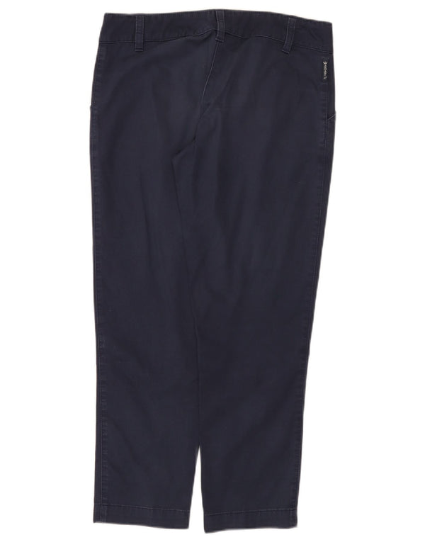 Armani Dame Lige Casual Bukser W27 L25 Marineblå Bomuld
