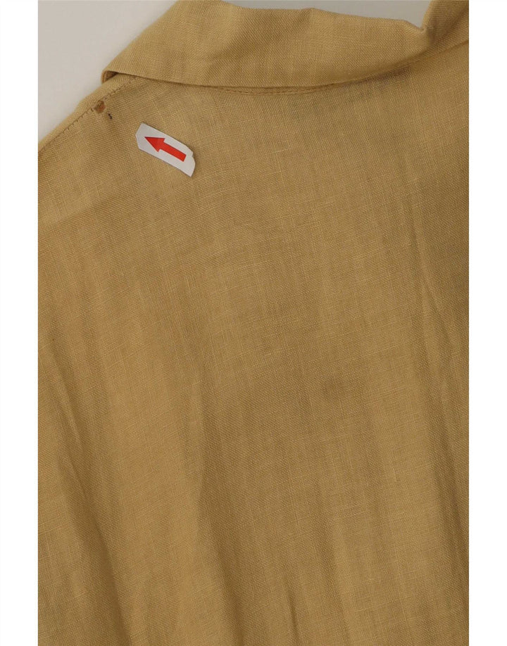 Daniela Jasoni Dame Maxi Dress IT 40 Small Beige Linen