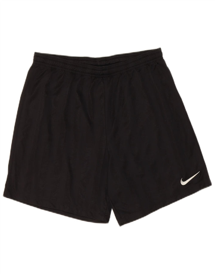 Nike Sportshorts til mænd, medium sort nålestribet polyester