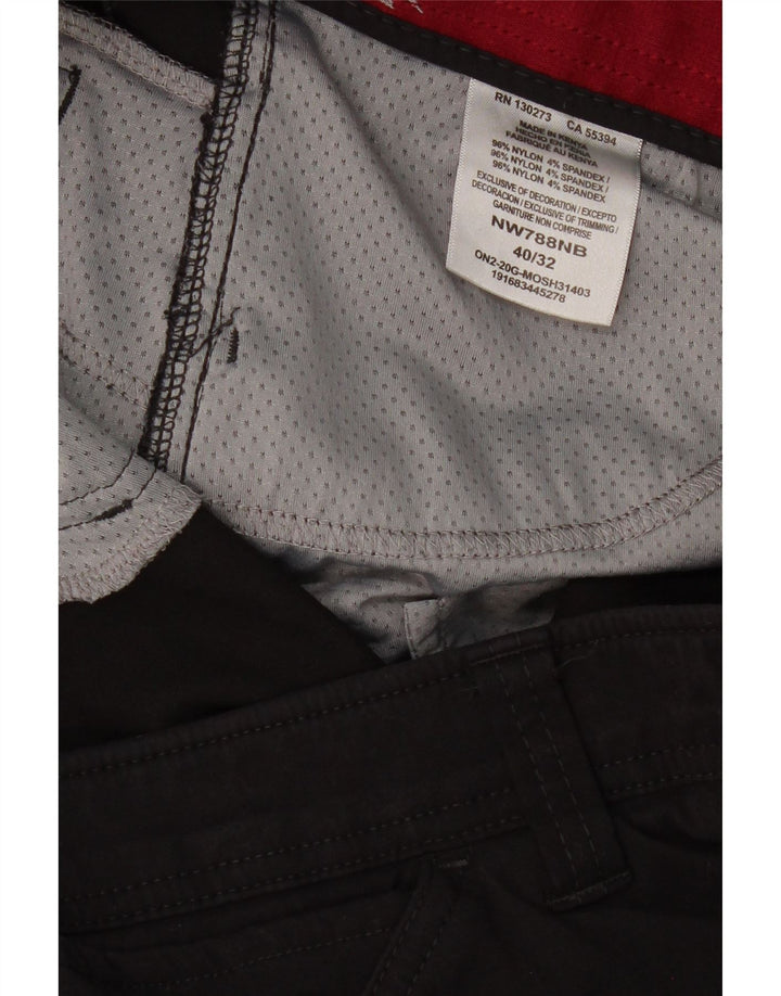 WRANGLER Womens Straight Cargo Trousers W40 L26 Black Nylon Vintage Wrangler and Second-Hand Wrangler from Messina Hembry 